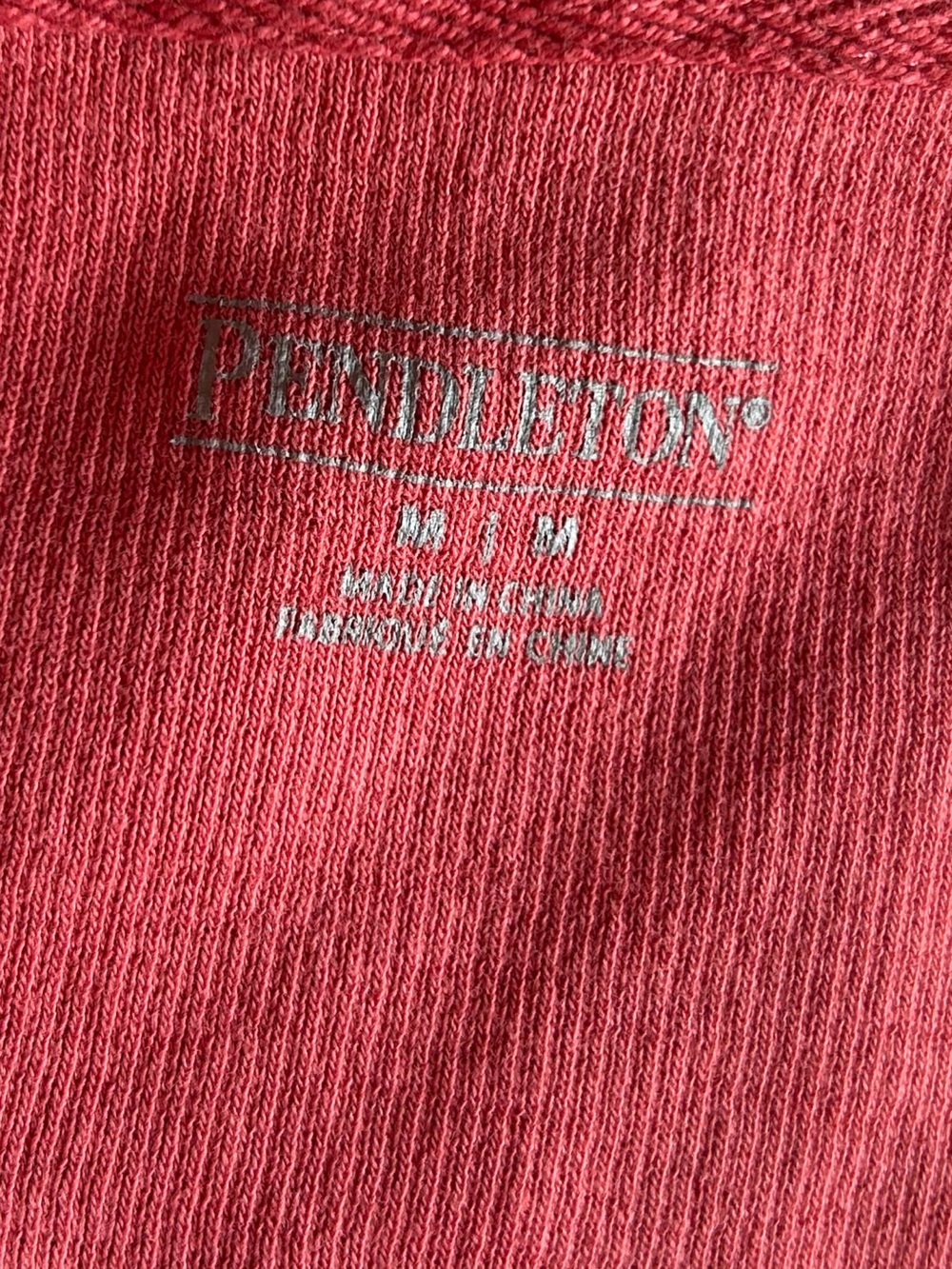Pendleton Coral Pink Zip-Front Hooded Sweatshirt - Picture 7 of 8